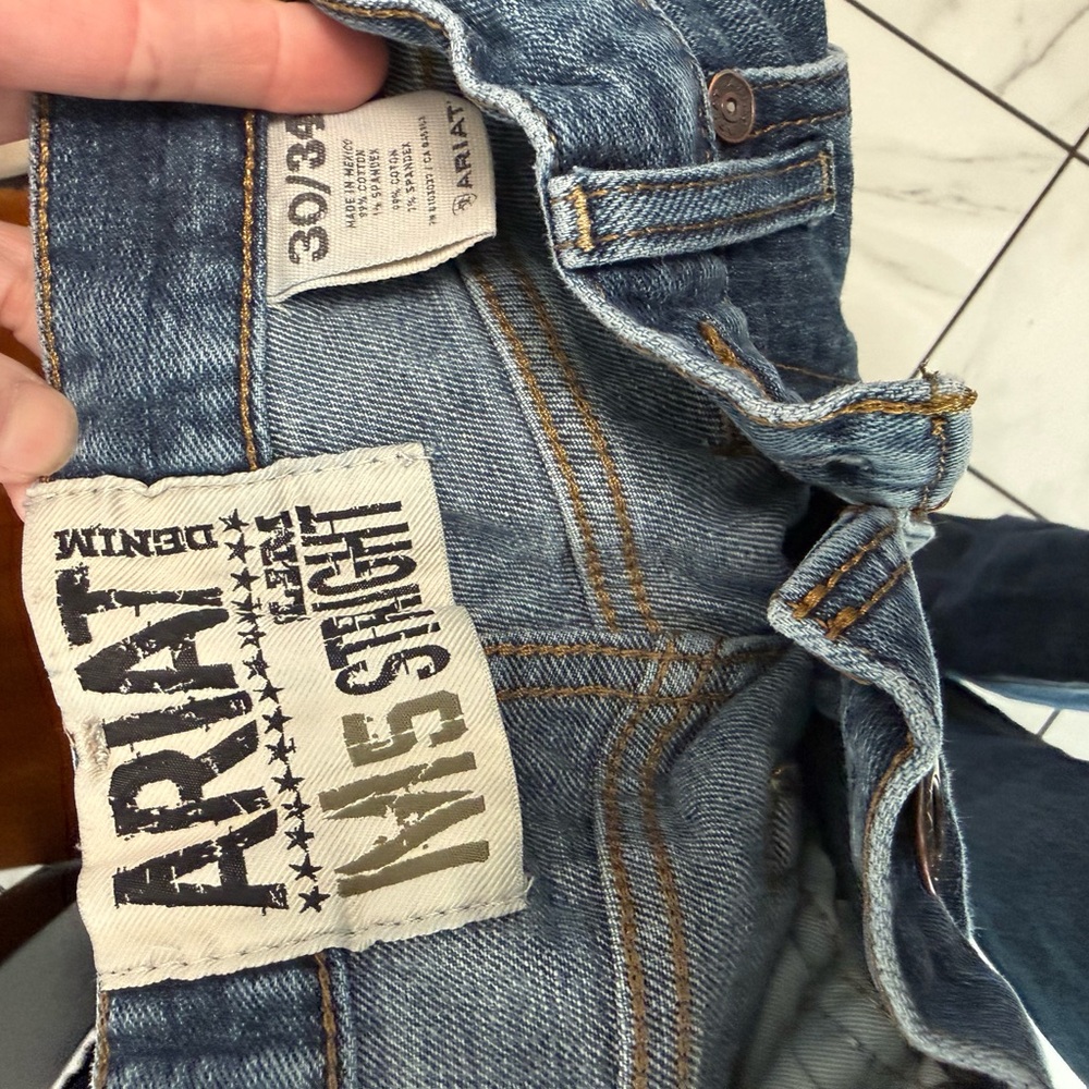 Ariat Men's Classic Blue Denim Jeans 30x34
